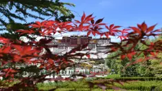 Bagian luar Istana Potala di Lhasa, ibu kota Daerah Otonom Tibet, China barat daya, (2/6/2020). Istana Potala dibuka kembali untuk umum pada Rabu (3/6). (Xinhua/Chogo)