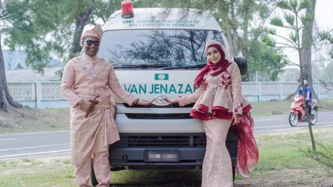 Mobil Jenazah Jadi Properti Foto Pernikahan