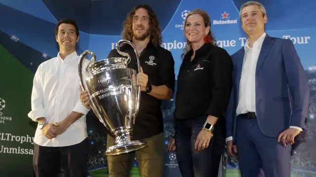 Carles Puyol dan Mariska Van Drooge