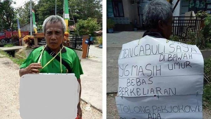 Orangtua korban yang menuntut keadilan Presiden Joko Widodo. (Istimewa/JawaPos.com)