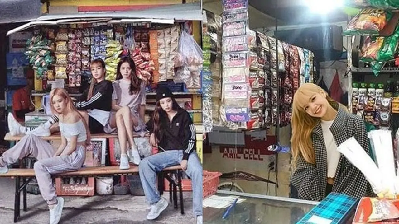 6 Editan Foto Jika Blackpink Jaga Toko Kelontong Ini Bikin Ngakak