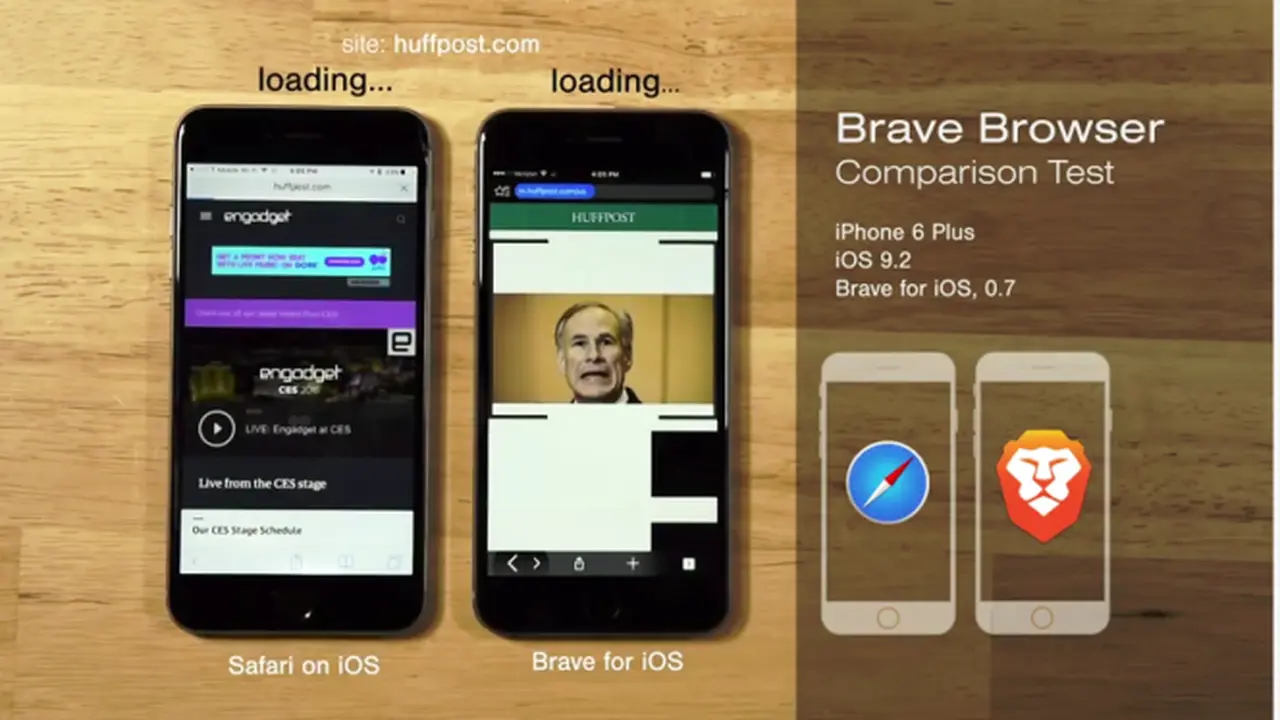 Uji Coba Brave Browser di iPhone