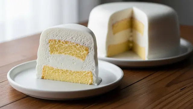 Cake Puding Busa Putri Salju