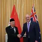 Wakil Presiden (Wapres) Ma’ruf Amin saat bertemu Perdana Menteri (PM) Selandia Baru Christopher Luxon, di Speaker's Lounge New Zealand Parliament Buildings, Selasa (27/02/2024). (Dok. Sekretariat Wapres)