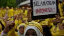 Ratusan mahasiswa UI menggelar aksi di kampus UI Salemba, Jakarta, Jumat (20/3/2015). Mereka mengultimatum dan mengumpulkan surat untuk Presiden Jokowi. (Liputan6.com/Johan Tallo) 