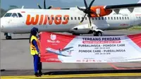 Penerbangan komersial perdana dari Bandara Pondok Cabe ke Purbalingga dan Blora resmi dibuka pada Jumat (5/8/2022). (Ist)