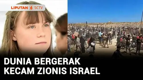 VIDEO: Kecam Israel, Aktivis Greta Thunberg Gelar Misi Kemanusiaan ke Jalur Gaza