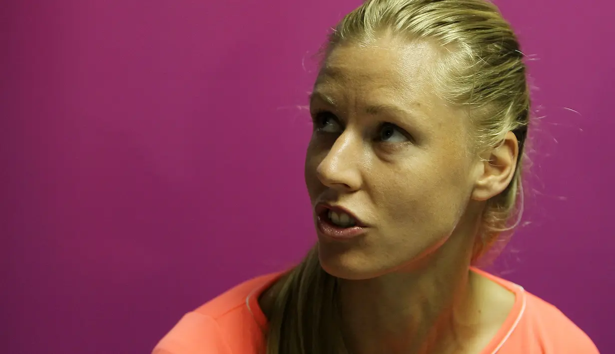 Tak hanya wajah menarik, Elena Dementieva juga berhasil meraih 16 gelar WTA selama 12 tahun perjalanan kariernya. (AFP/Getty Images/Chris McGrath)
