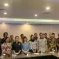 Asosiasi Pengusaha Indonesia (APINDO) dan Konfederasi Serikat Buruh Seluruh Indonesia (KSBSI) menggelar konferensi pers terkait isu Tabungan Perumahan Rakyat (Tapera). (Tasha/Liputan6.com)
