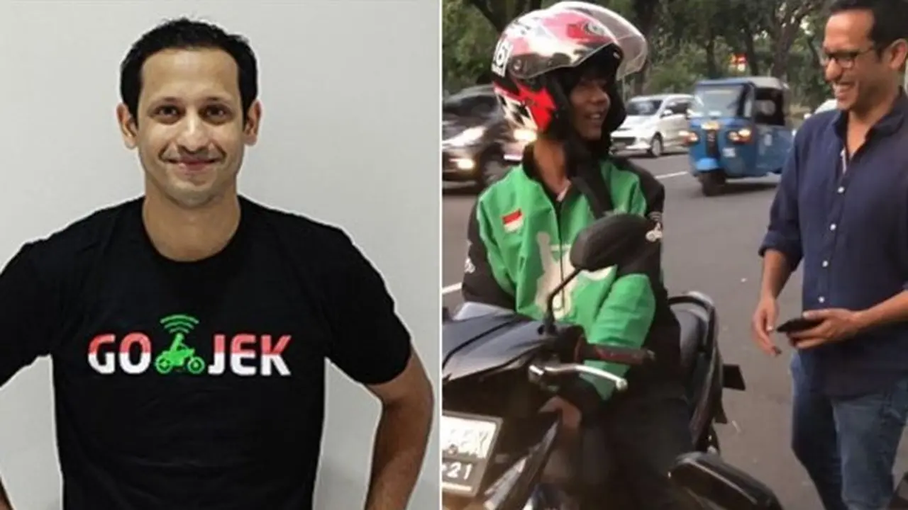 Momen Langka Bos Go-Jek Naik Ojek Online
