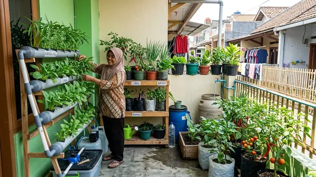 Ide Sistem Pangan Mandiri di Rumah dengan Modal di Bawah Rp 1 Juta
