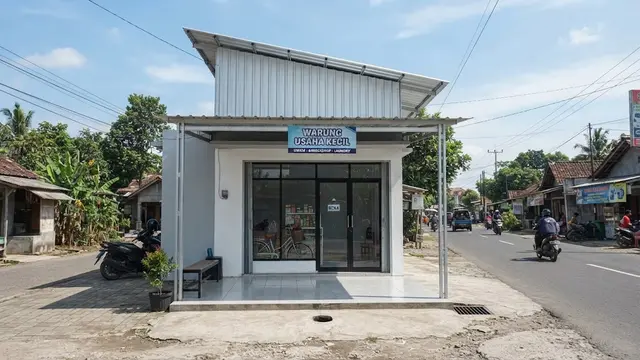 Desain ruko minimalis modern yang fungsional dan hemat biaya untuk usaha model minimalis modern satu lantai