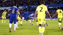 Benoit Badiashile (30’) lebih dulu membuka keunggulan The Blues usai memanfaatkan situasi dari speak pojok. (Nick Potts/PA via AP)