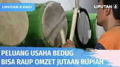 Bedug biasa digunakan untuk penanda salat dan gema takbir jelang Idul Fitri. Banyak masyarakat berburu bedug terutama saat Bulan Ramadan. Peluang inilah yang ditangkap Abdul Manaf untuk memproduksi bedug. Dari Bedug, Abdul bisa raup jutaan rupiah!