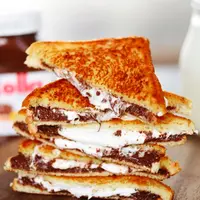 [Bintang] Sandwich Marshmallow Nutella, Sarapan Praktis Hari Selasa