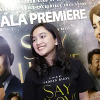 Rachel Amanda saat hadir dalam di preskon film Say I Love You di di XXI Plaza Senayan, Jakarta, Selasa (25/6/2019). (Agus Apriyanto/© KapanLagi.com)