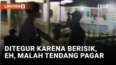 Main Gitar Malam-malam, Pria Ini Tendang Pagar Warga Saat Ditegur