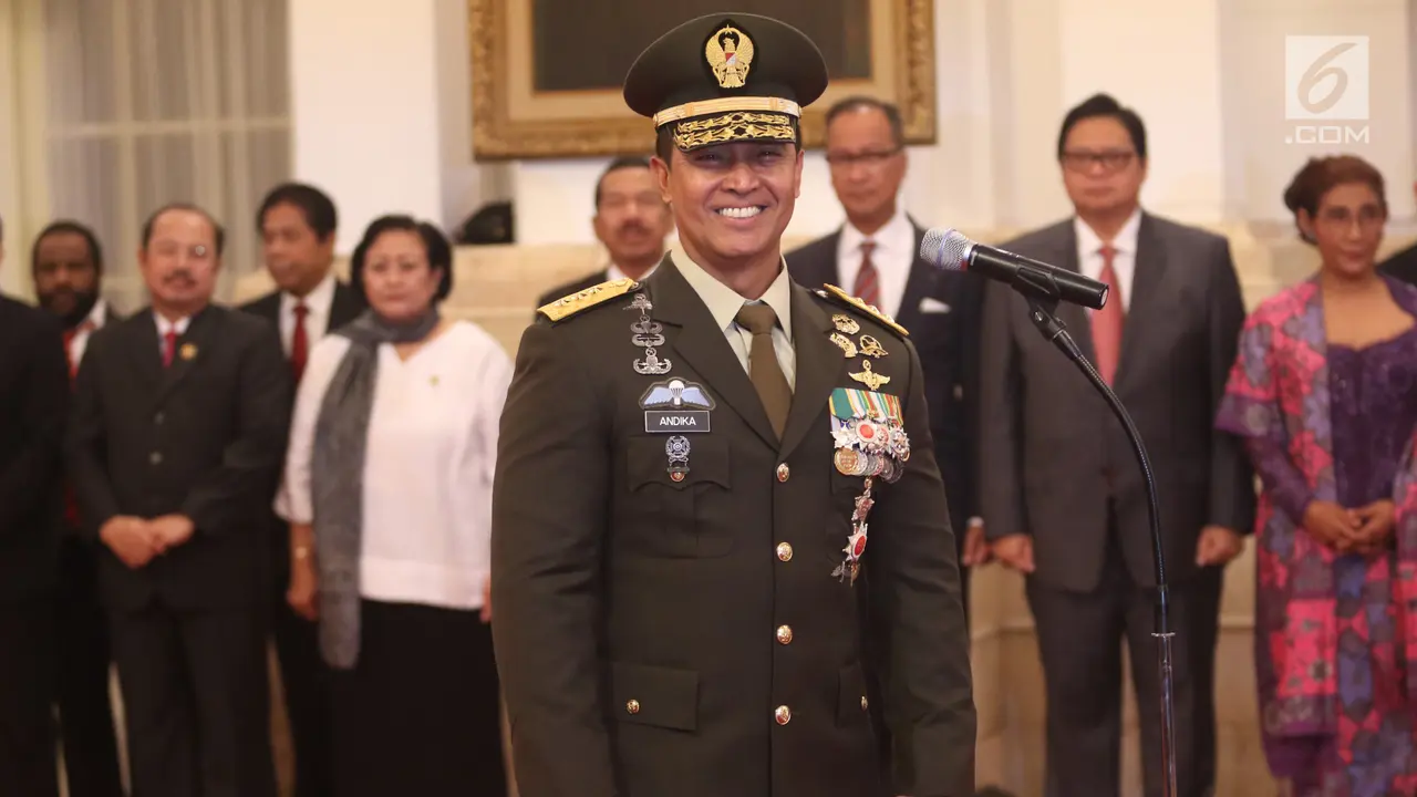Jokowi Resmi Lantik Andika Perkasa Jadi KSAD