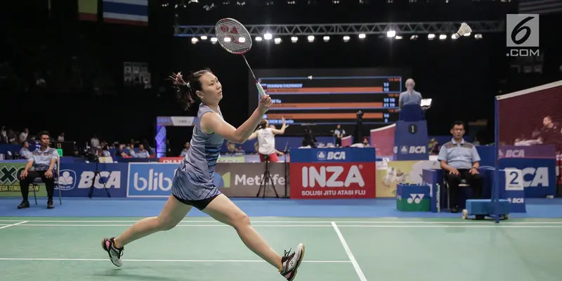 Beiwen Zhang Kandaskan Langkah Sun Yu di Indonesia Open 2017