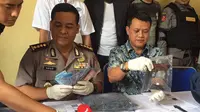 Polisi merilis pelaku perampokan di SPBU Daan Mogot