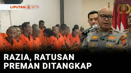 VIDEO: Dinilai Meresahkan, 492 Preman di Serang Banten Ditangkap