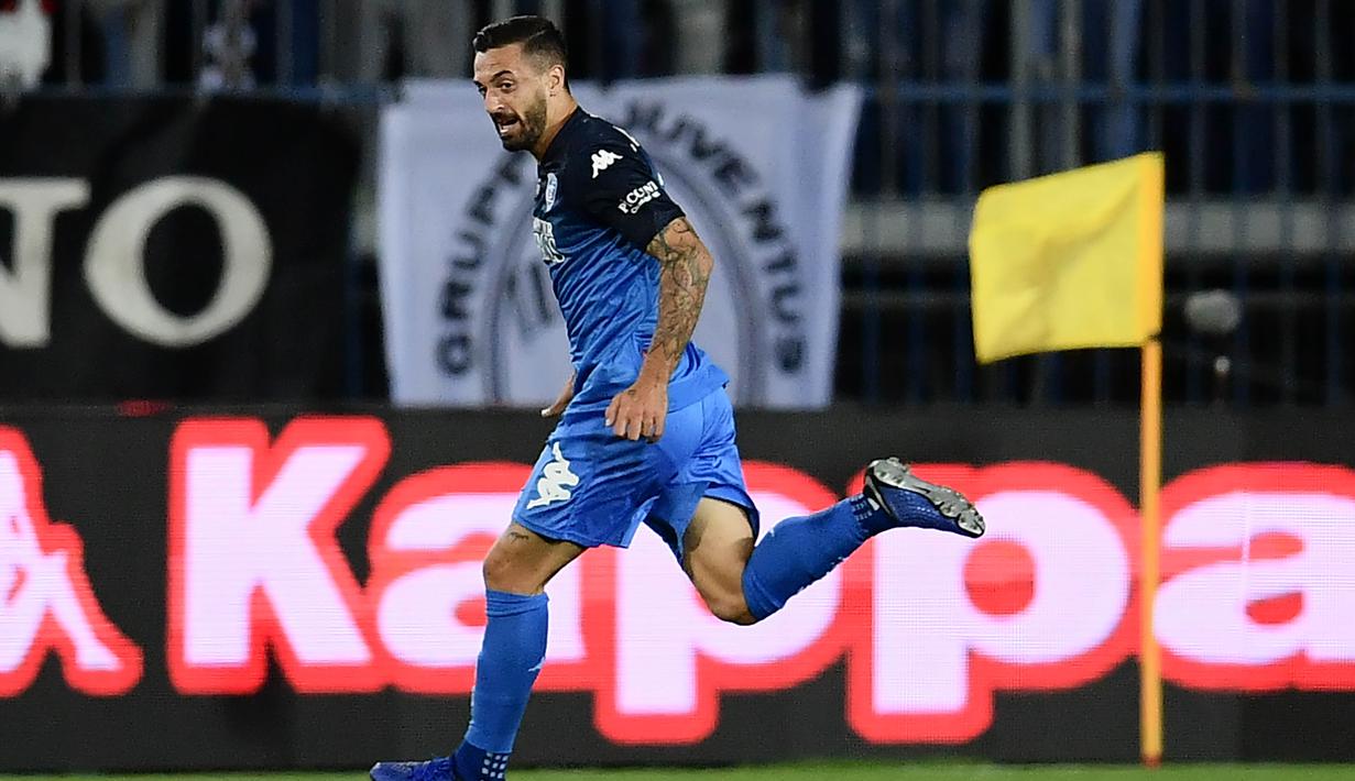 7. Francesco Caputo (Empoli) - 9 Gol (1 Penalti). (AFP/Marco Bertorello)