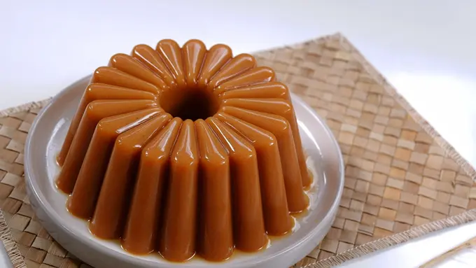 resep puding labu kuning gula merah