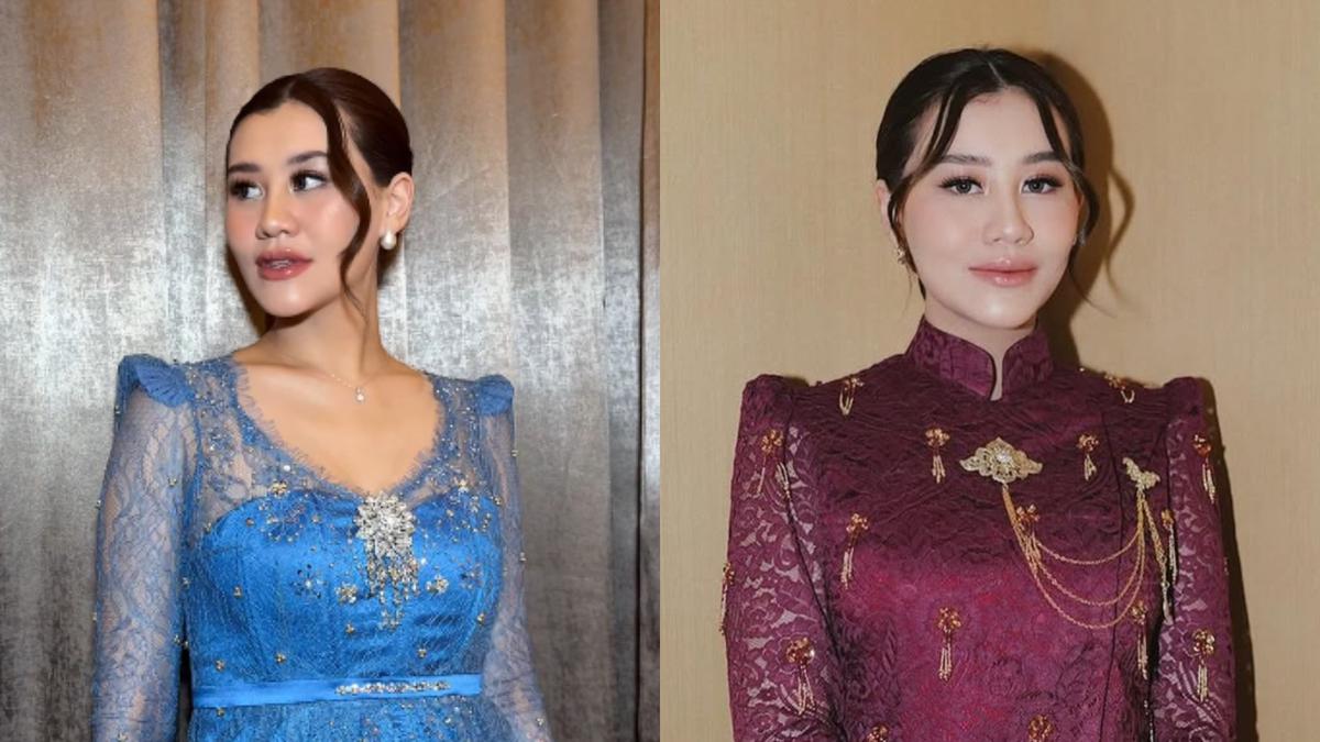 Pesona Kontras Bumil Cantik Aaliyah Massaid Kenakan Dua Kebaya Berbeda Saat Jadi Bridesmaid