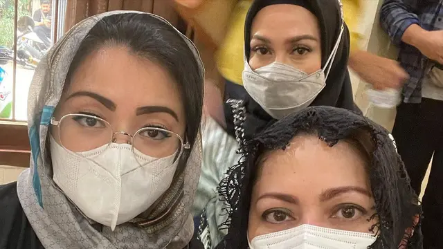 Artis sinetron melayat Hilman Hariwijaya (Foto: Instagram/@cutkeke_xavier)