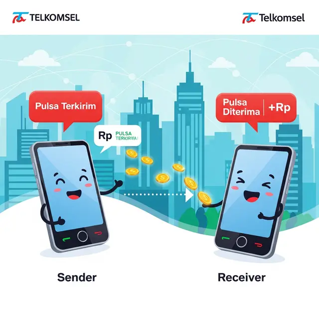 Cara Transfer Pulsa Telkomsel Terbaru.