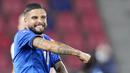 Lorenzo Insigne - Jebolan asli akademi Napoli ini berkembang menjadi salah satu bomber terbaik di Serie A. Berlabel striker Italia termahal, yakni 48 juta euro tentunya kualitasnya tak perlu diragukan lagi.  (AP/Antonio Calanni)