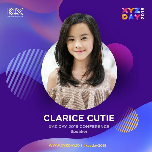 Clarice akan menjadi pembicara di XYZ Day 2018./Copyright instagram.com/claricecutie/