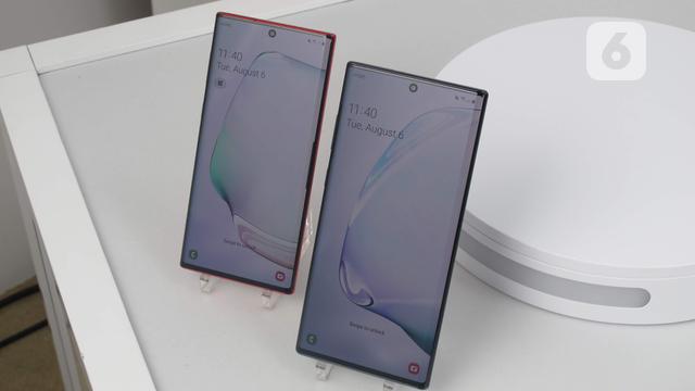 Samsung Galaxy Note 10 dan Galaxy Note 10 Plus. Liputan6.com/Istiarto Sigit Nugroho