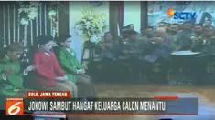 Tak hanya menemui keluarga calon besan, Jokowi juga menyapa seluruh tamu undangan dan memohon doa restu demi kelancaran pernikahan Kahiyang