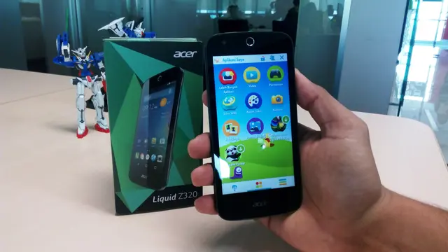 Acer Liquid Z320, Ponsel Android Untuk Aktivitas Ibu dan Anak