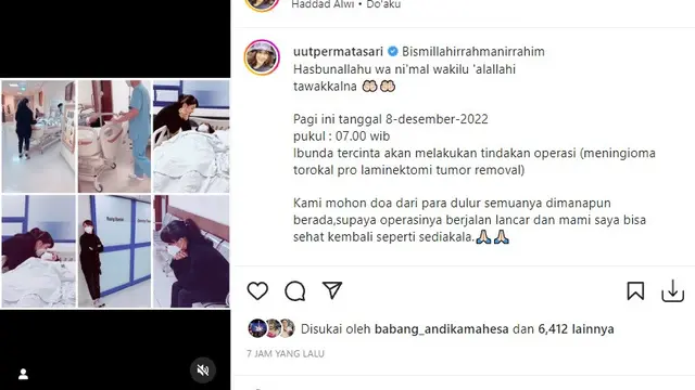 Uut Permatasari (Foto: Instagram/@uutpermatasari)