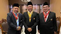 Ketua MPR Bambang Soesatyo (Bamsoet) bersama Fadli Zon dan Fahri Hamzah.