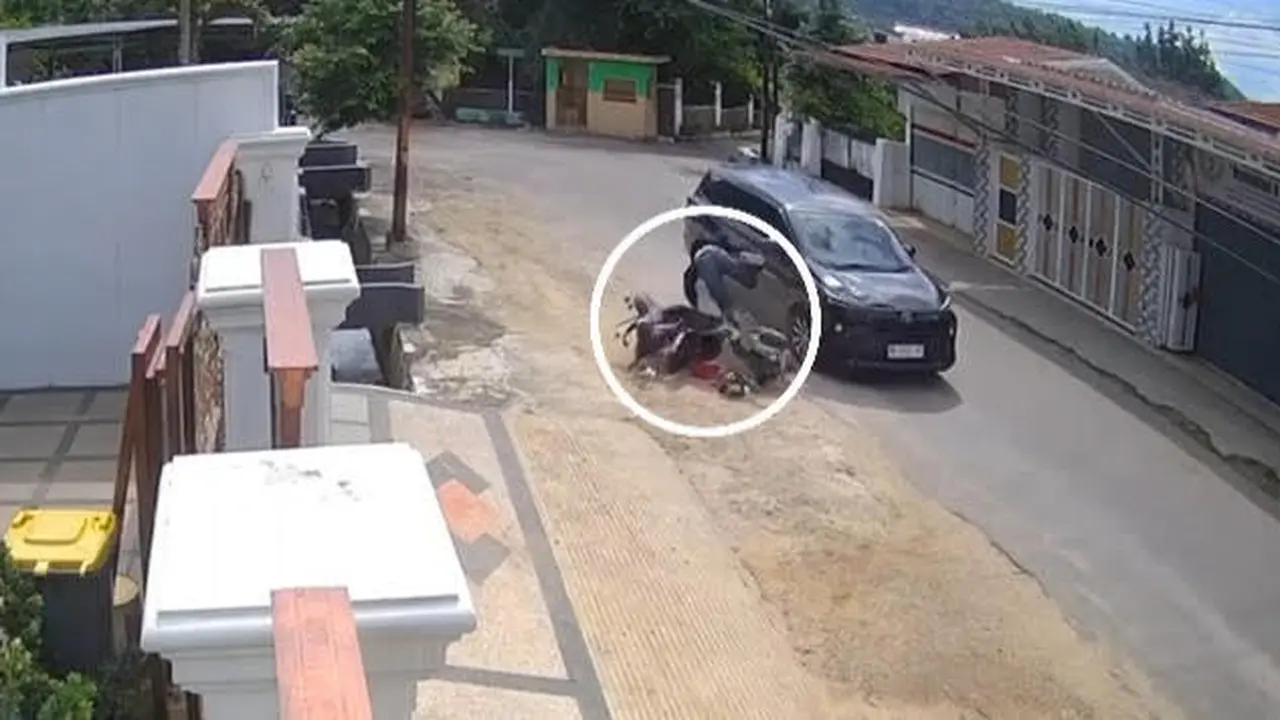 insiden ojek online jadi korban tabrak lari