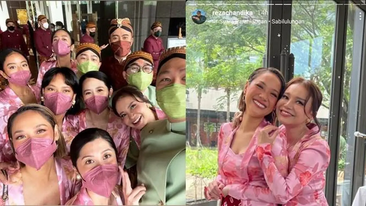 6 Potret Bridesmaid dalam Acara Lamaran Vidi Aldiano, Dari BCL Hingga Chef Renatta