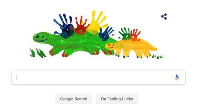 Google Doodle Rayakan Hari Ibu Dengan Gambar Dinosaurus Apa
