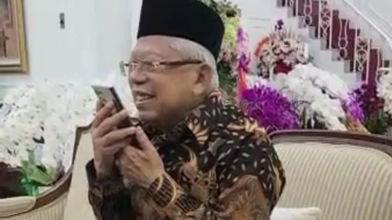 Ultah ke-80, Wapres Ma'ruf Amin Dapat Ucapan Selamat Milad dari Presiden Jokowi Lewat Telepon