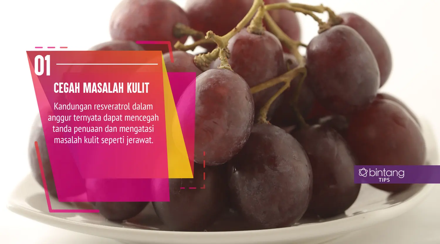 Ini lho manfaat anggur untuk kesehatan. (Foto: Daniel Kampua, Digital Imaging: Nurman Abdul Hakim/Bintang.com)