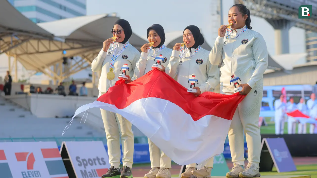 Foto: Dua Medali Emas SEA Games 2025 Dianandra Choirunisa untuk Anak Keduanya