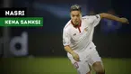Samir Nasri tersangkut kasus doping dan disanksi enam bulan oleh UEFA.