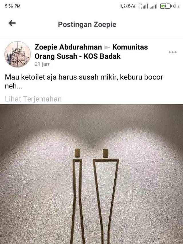 6 Potret Nyeleneh Tanda Pintu Toilet, Ada yang Bikin Mikir