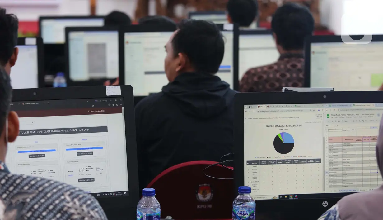 Menurut jadwal, hasil final rekapituliasi perhitungan suara secara nasional akan diumumkan secara resmi pada 15 Desember 2024. (Liputan6.com/Angga Yuniar)