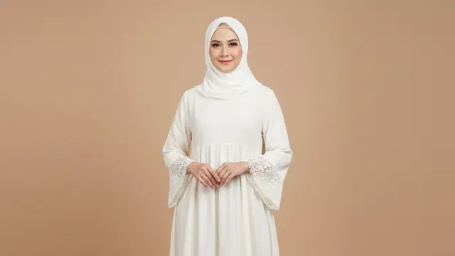 Model Baju Nuansa Putih Clean dan Classy untuk Sungkeman. AI