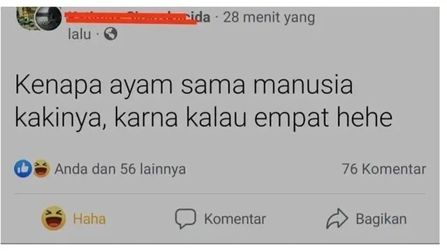 8 Status Jokes ala Warga Facebook Ini Bikin Tepuk Jidat