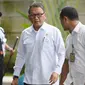 Menteri ESDM Arifin Tasrif (tengah) saat tiba di Gedung KPK, Jakarta, Kamis (5/3/2020). Arifin Tasrif akan menggelar rapat koordinasi dengan Pimpinan KPK membahas pengelolaan sampah menjadi tenaga listrik untuk menghindari praktik tindak pidana korupsi. (merdeka.com/Dwi Narwoko)