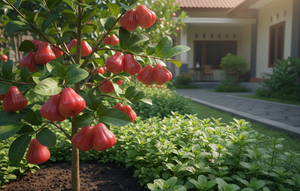 Kebun Buah Rumahan Tidak Mengundang Tikus  (AI)